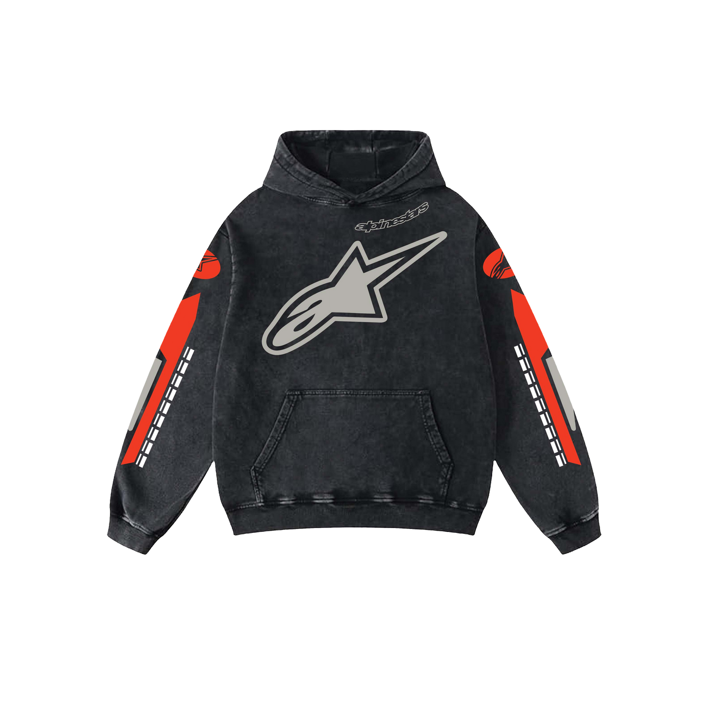 Alpinestar Acid Wash Oversized Hoodie