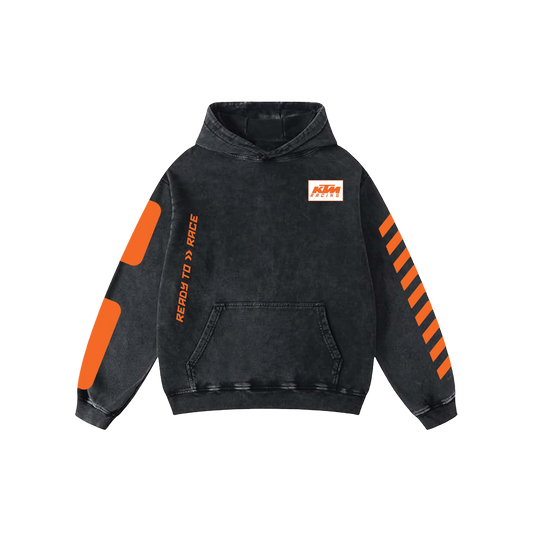 Ktm Acid Wash Oversized Hoodie