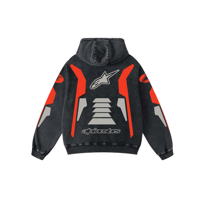 Alpinestar Acid Wash Oversized Hoodie