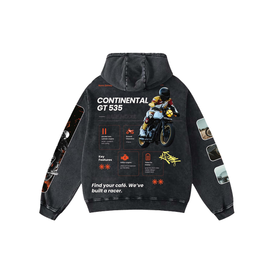 GT Acid Wash Oversized Hoodie