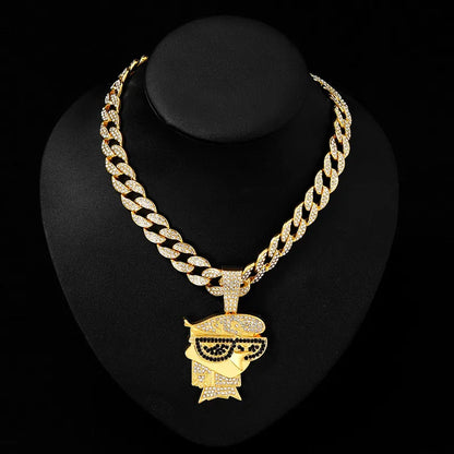 Dexter Iced Pendant Chain