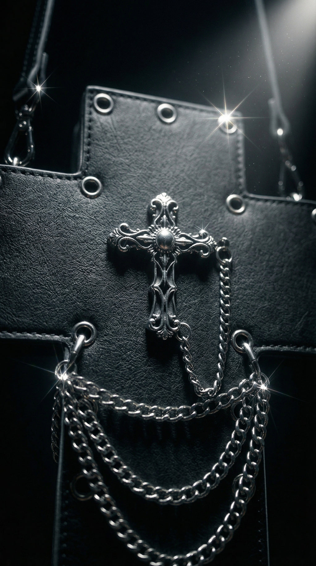 Crucifix Chain Crossbody Bag