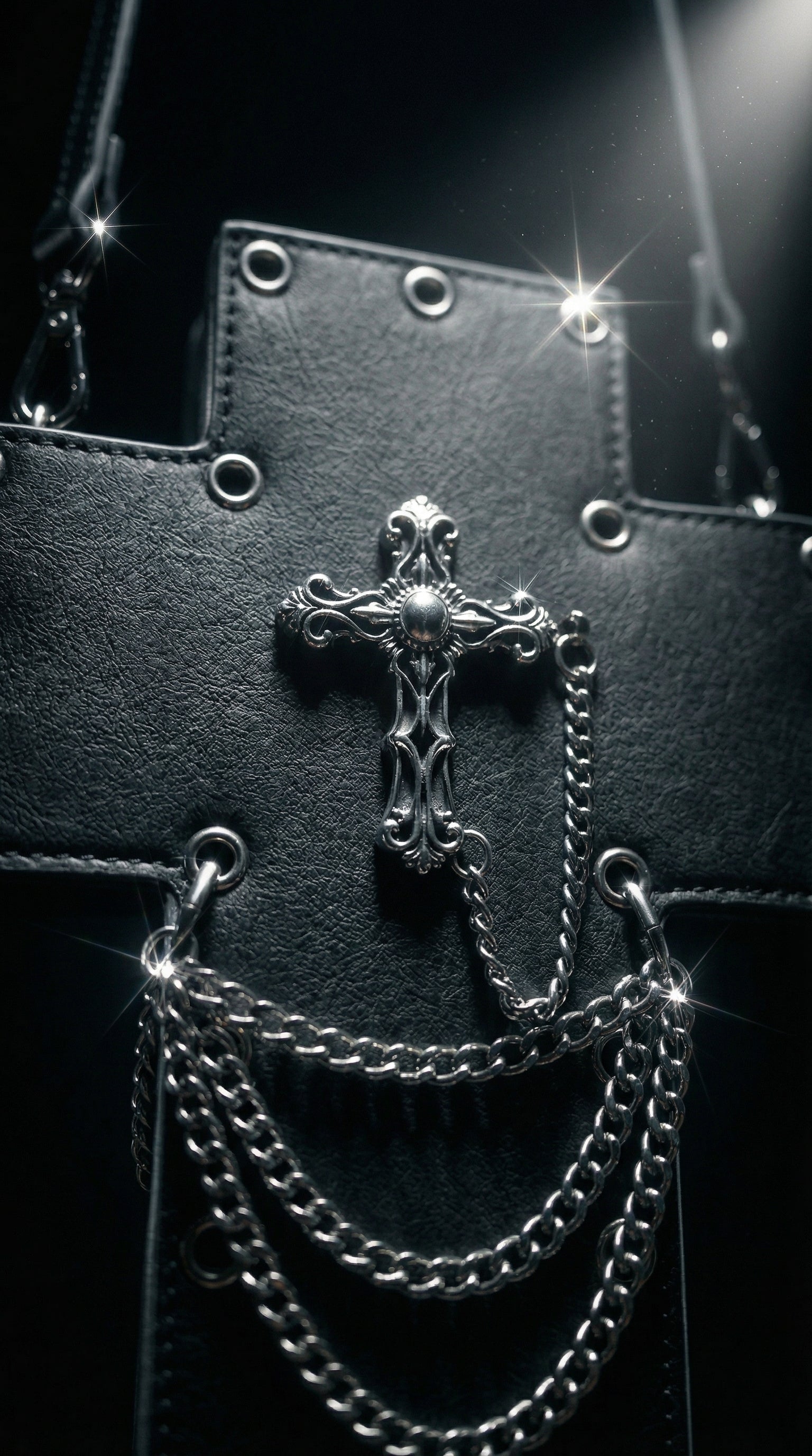 Crucifix Chain Crossbody Bag