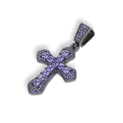 Royal Purple Cross Pendant