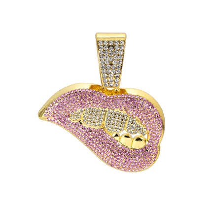 Glam Lips Drip Chain