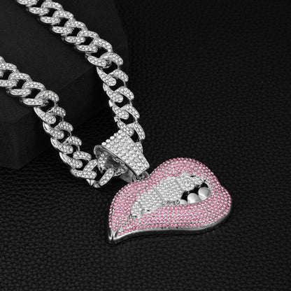 Glam Lips Drip Chain