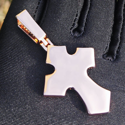 Heavenly Frost Cross Necklace