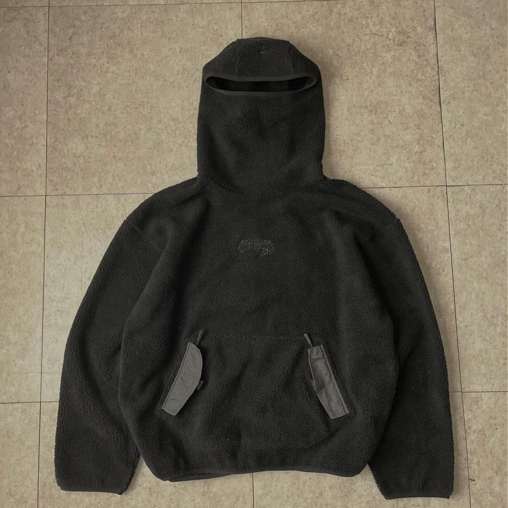 Tribal Balaclava Oversized Hoodie