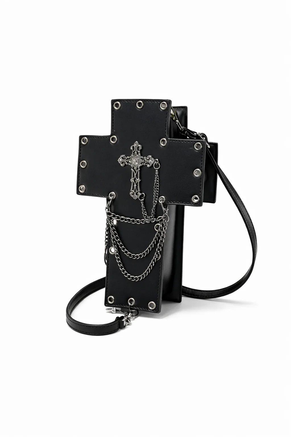 Crucifix Chain Crossbody Bag