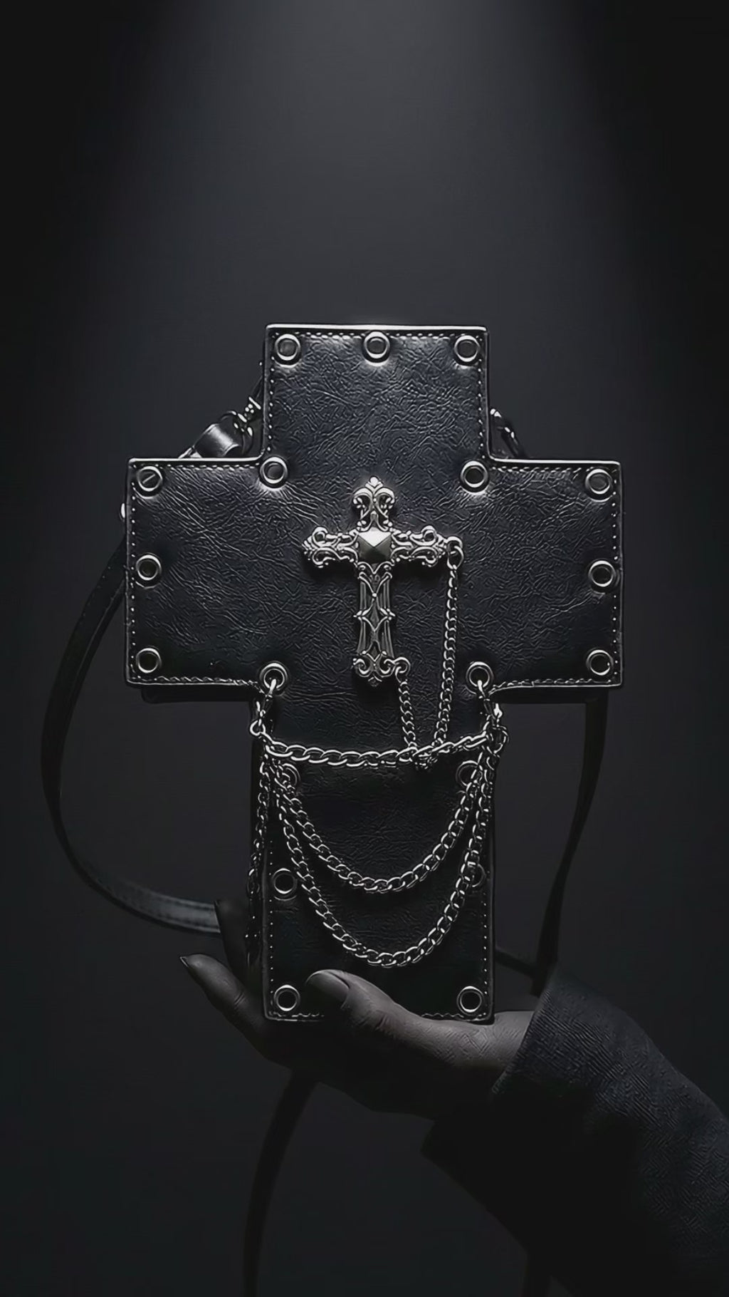 Crucifix Chain Crossbody Bag